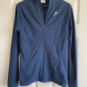 Gymshark Navy Blue Zip-Up Jacket
